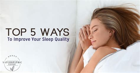 Top 5 Ways To Improve Your Sleep Quality Healthy Wealthy Wise Life
