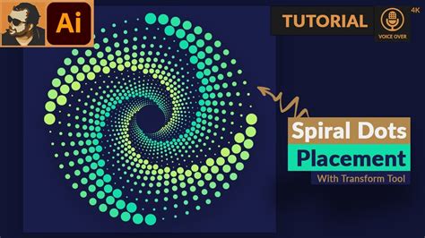 How To Place Circles In Spiral Motion In Adobe Illustrator Tutorial