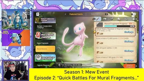 Pokemon Unite Episode 2 Quick Battles For Mural Fragments Part 1