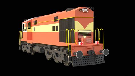 Diesel Locomotive 3d Model 3d Turbosquid 2077178