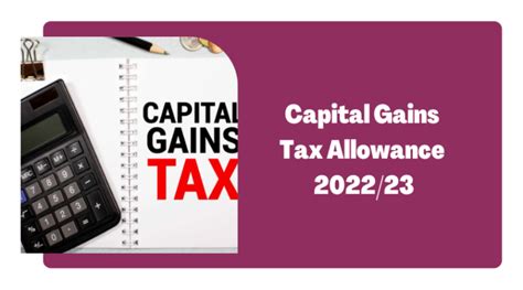 Capital Gains Tax Allowance 2022 23 Pearson Mckinsey