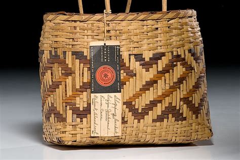 River Cane Basket By Lizzie Jackson Cherokee Artist