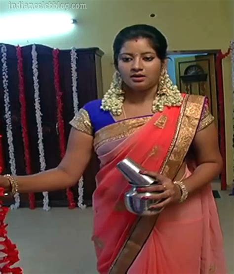 Sivaranjani Priyamanaval Tamil Tv Serial Actress Sari Caps