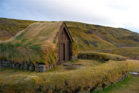 Thjorsardalur Iceland Scandinavian Home House Living Roofs