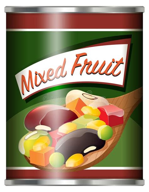 Canned Fruit Clipart Images