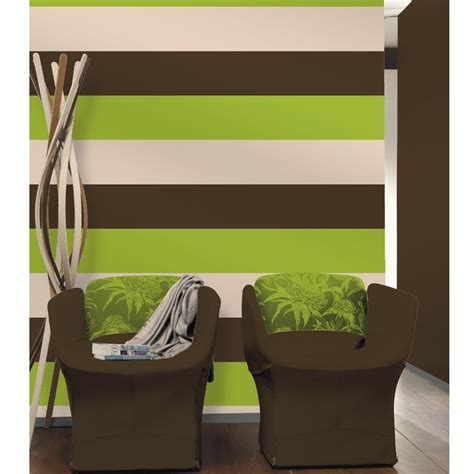 Direct Stripe 3 Colour Striped Motif Textured Designer Vinyl Wallpaper