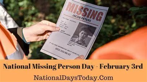 National Missing Person Day 2023 Things You Should Know