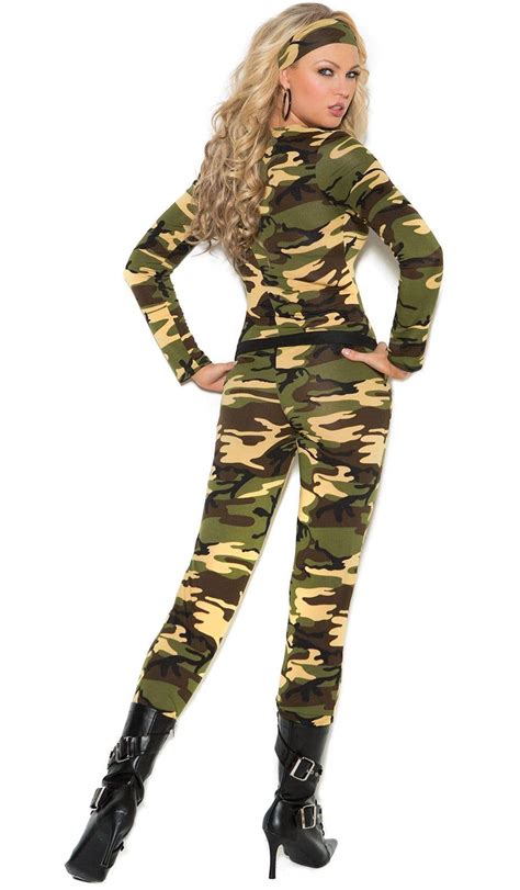 Sexy Army Jumpsuit Womens Costume Womens Sexy Army Costume