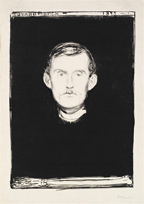 Edvard Munch 1863 1944 Self Portrait Christies