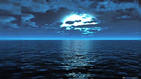 Night Sea Wallpapers Top Free Night Sea Backgrounds Wallpaperaccess