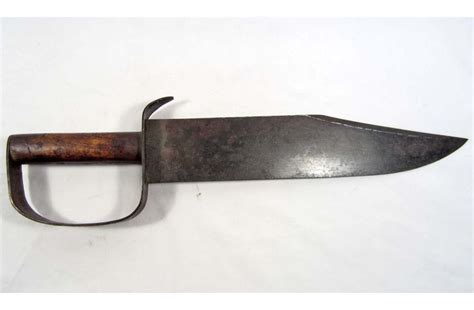 Rare Confederate Civil War Era D Guard Combat Bowie Knife
