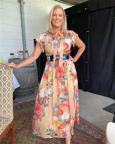 Samantha Armytage Stuns In 800 Frock Absolutely Radiant