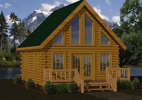 Floor Plans For Tiny Log Homes In The 1000 Square Foot Range