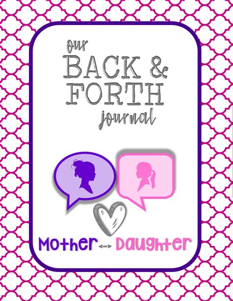 Back And Forth Journal For Motherdaughter Relationships Etsy