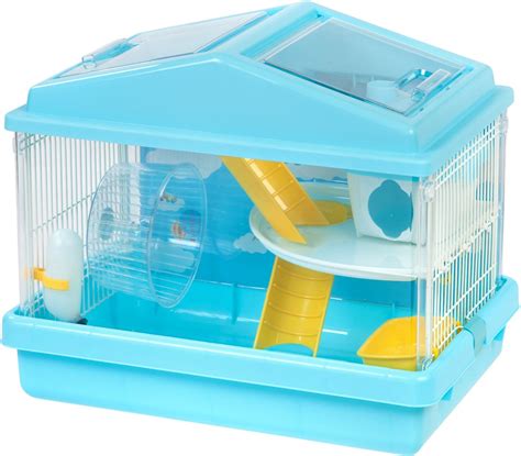 Iris Deluxe Hamster Cage Blue 2 Tier