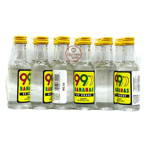 99 Brand Bananas Liqueur Sleeve Shooters 50ml X 12 3brothersliquor