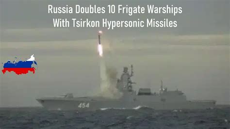 Russia Uses Tsirkon Hypersonic Missiles On Admiral Gorshkov Class Frigates YouTube