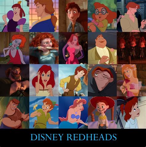 Disney Redheads By ~nuts4books9 On Deviantart Random