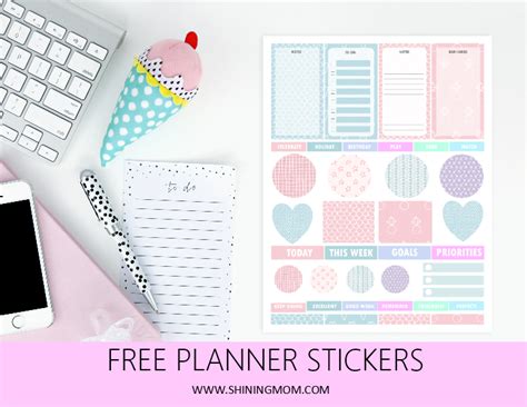 Free Printable Planner Stickers In Cute Patterns Laptrinhx News