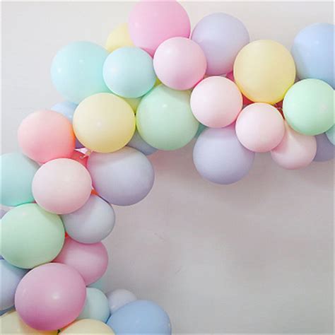 Mix Pouces Macaron Candy Pastel Latex Ballon Mariage Anniversaire Ballon F Tes
