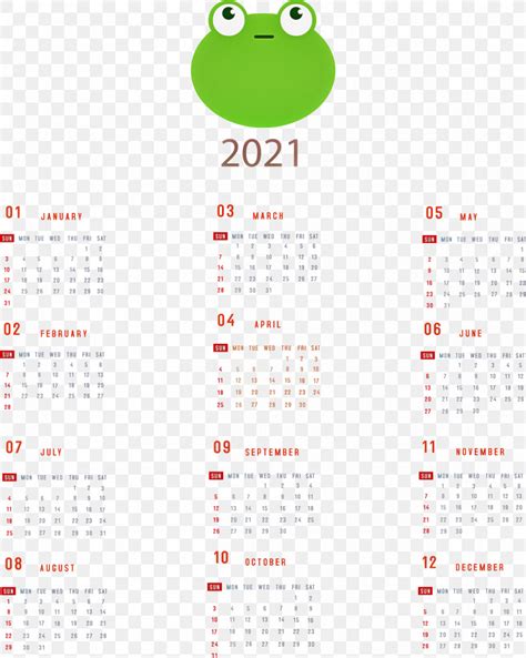 Printable 2021 Yearly Calendar 2021 Yearly Calendar Png 2396x3000px