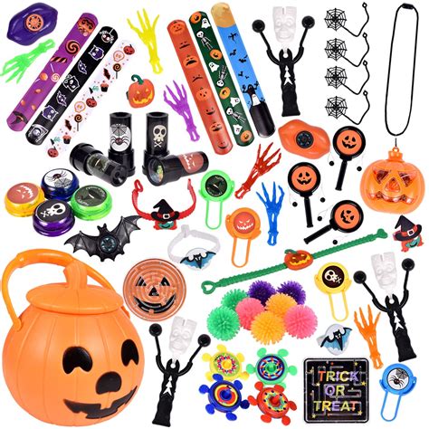 60 Pcs Halloween Party Favors For Kids Novelty Bulk Toys Assortment