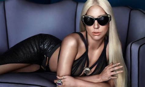 New Photo From Lady Gagas Versace Campaign Photoshoot Donatella Versace Versace Eyewear