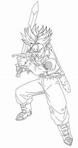 Trunks Ssj Coloring Pages Deviantart Search Again Bar Looking Case Don Use Print Find sketch template