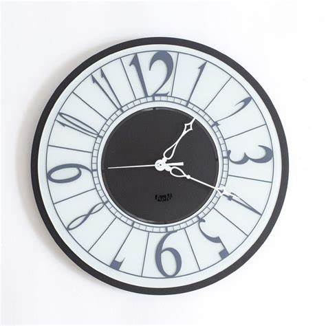Ring Piccolo Arti And Mestieri Clock In Black Clock Clock Design