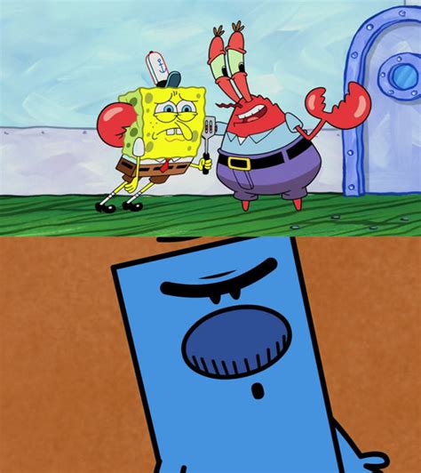 Mr Grumpy Angry At Mr Krabs Firing Spongebob By Media201055 On Deviantart