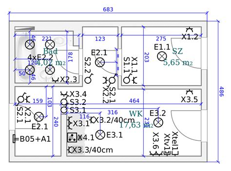 You circuit diagram will basically visualize circuits as lines and the added symbols will indicate where. Electrical wiring - Wikipedia
