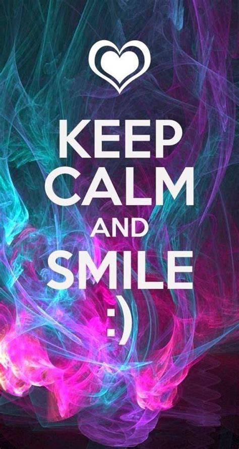 Keep Calm And Smile Pictures Photos And Images For Facebook Com