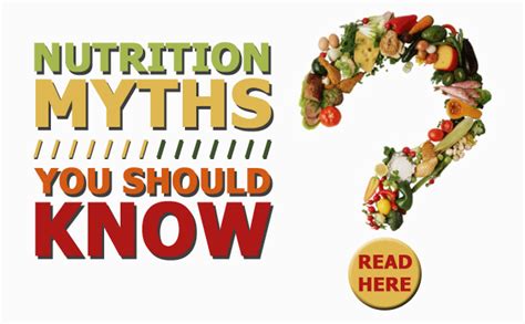 nutrition myths don t believe everything you hear complete fitness design