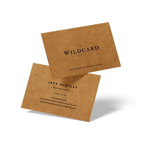Craft Business Cards — Fyi Print House