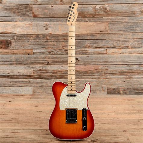 Fender American Deluxe Telecaster Aged Cherry Burst 2013 Chicago