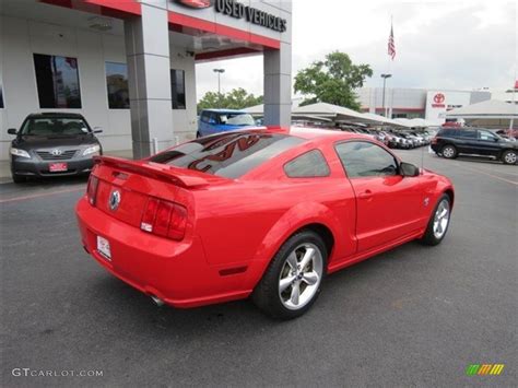 2009 Torch Red Ford Mustang Gt Premium Coupe 81932615 Photo 7