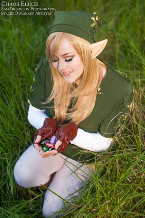 Beautiful Legend Of Zelda Lady Link Cosplay Global Geek News