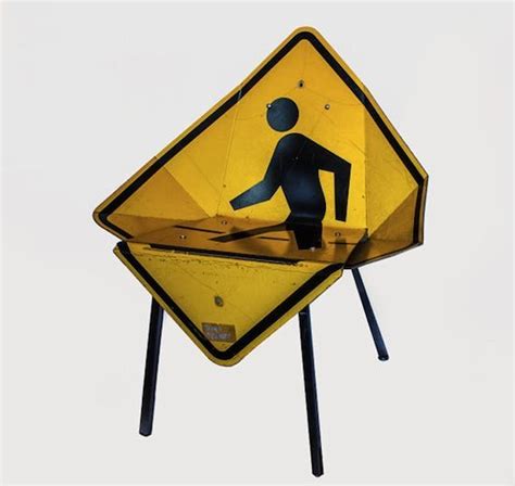 After some time upcycledzine has gathered quite a nice collection of over 500 upcycle design articles. Traffic Sign Chairs | Upcycled furniture, Scrap metal art, Street signs