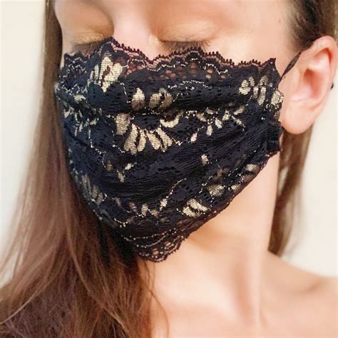 Designer Lace Face Mask Sexy Lace Mask Luxury Face Mask For Etsy