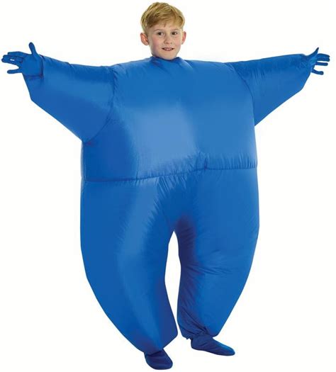 Morphsuits Child Inflatable Kids Costume Mega Morphsuit Blue One Size