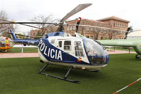 Mbb Bo 105cb Police Helicopter Madrid
