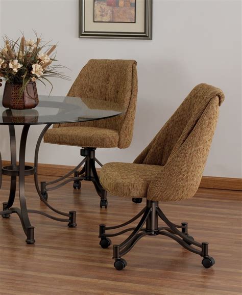 Dining Room Chairs With Rollers