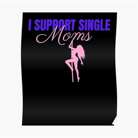 Support Pole Dancer Mom Amazing Pole Dancing Design Funny Poster For