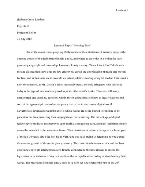 Research paper rough draft imagine you were born in 1759, and it's now 1775, the. Research paper rough draft 25 july 2012