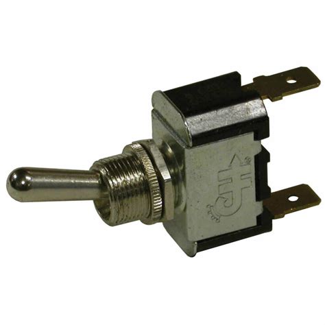 Single Pole Single Throw Toggle Switch Two Blade Terminals Mill