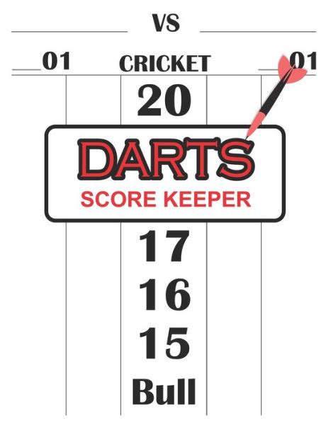 Dart Score Keeper 100 Darts Score Sheets Darts Game Dart Score Pad