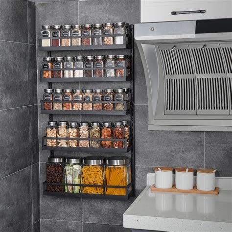 X Cosrack Wall Mount Spice Rack Wall Mounted Spice Rack Small