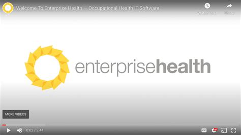 Video Welcome To Enterprise Health — Enterprise Health