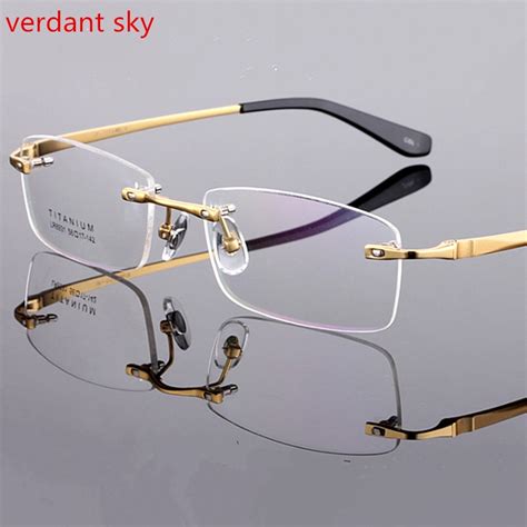 2022 Rimless Executive Optical Glasses Beta Titanium Frame Titan Metal Eyeglasses Eye Glasses