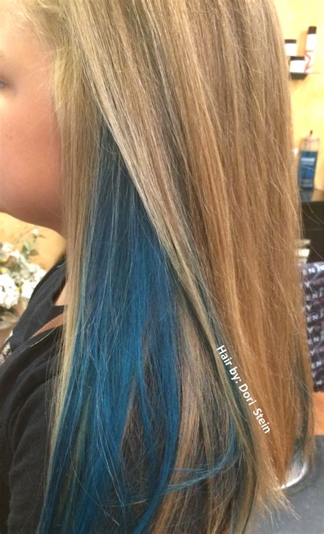 Blue Hair With Natural Blonde Hair Gorgeous Teal Hair With Natural Colored Hair Blue Hair